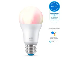 Wiz Bombillo Led Wiz Smart A19 Luz Blanco Amarillo Y Multicolor