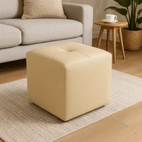Puff Cubo 42x40x40 Beige