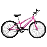 Bicicleta Infantil Sforzo R24 Talla S Suspensión Mecánica Sin Cambios Rosado