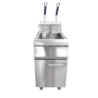Freidora Industrial 2 Canastillas A Gas 30Lt