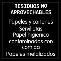 Señales Medio Ambiente No Aprove 15x15cm Vinilo