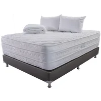 Combo Colchón Prem Doble Pillow Suave 200x200 Gris