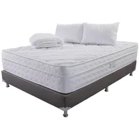 Combo Colchón Premier 1 Pillow Suave 200x200 Gris