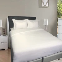 Duvet Unicolor Blanco + Plumón Siliconado King