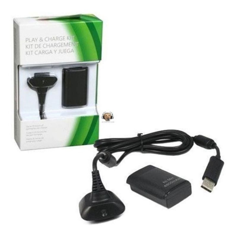 Controlador Xbox 360 Con Batería Recargable USB De 4800 Mah - Foto 3