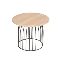 Mesa de Centro en Madera Laminada Circular Weema