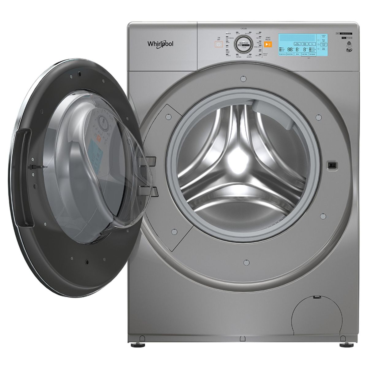 WHIRLPOOL - Lavadora Secadora  2 en 1 Carga Frontal 10 Kg/6.5 Kg 7MWFC5090KC Gris