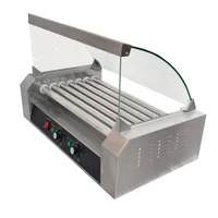 Maquina Asadora de Salchichas 7 Rodillos Comercial