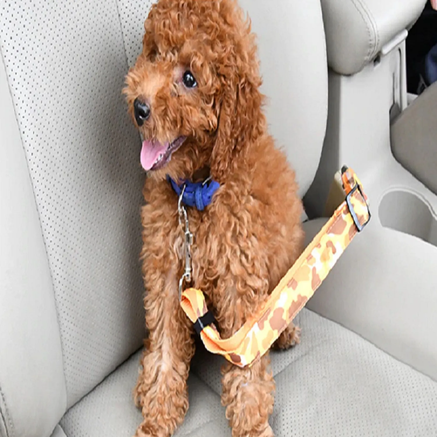 Correa Cinturón Carro Para Mascotas Perduoutlet Rosado