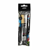 Set Marcador Oleo 4artist- 4 Mm - 2 Oro/Plata