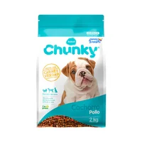 Comida Seca Para Perro Chunky Cachorros Nuggets De Pollo 2kg