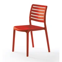 Silla Sin Brazos Polipropileno Khao Rojo