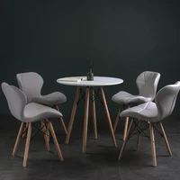 Set x4 Silla Auxiliar Dais 76x39x39 Gris