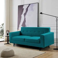 Sofá Lyte Anti Rasguños 85X80X170 Turquesa