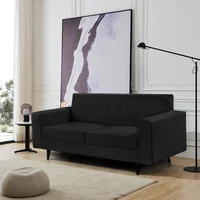Sofá Lyte Anti Rasguños 85X80X170 Negro