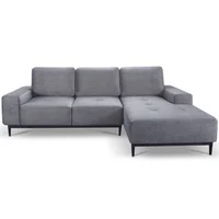 Sofá Esquinero Kiron 80x230x150 Gris