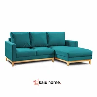 Sofá Esquinero Innova Anti Rasguños 85x200x150 Turquesa