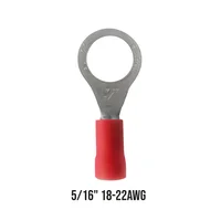 Terminal Aislada Aro Rojo (5/16 - R1-8V)
