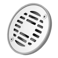 Rejilla Redonda ABS Tapa Acero Inoxidable 2-Pulg Vao