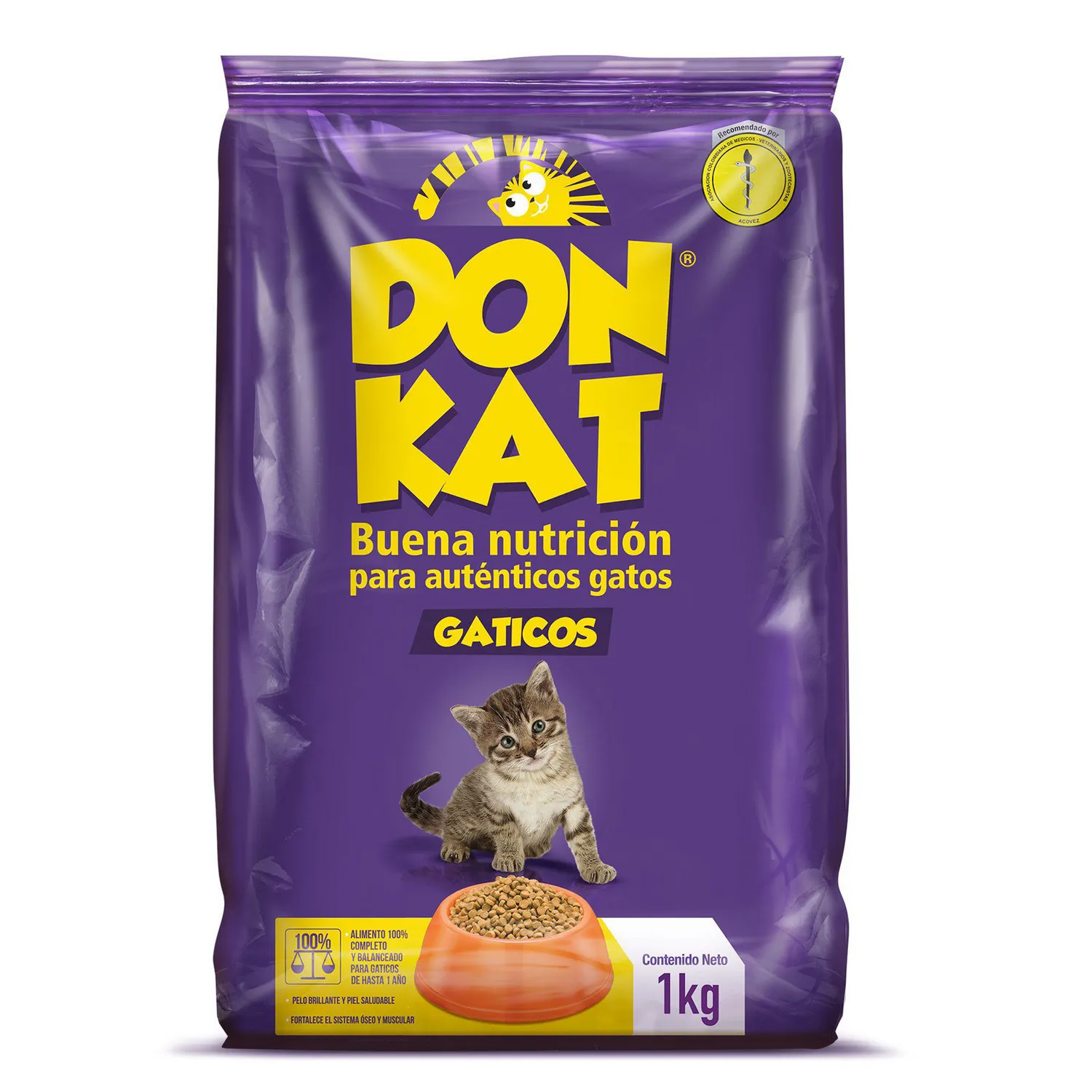 Comida Seca Para Gatitos Donkat 1kg