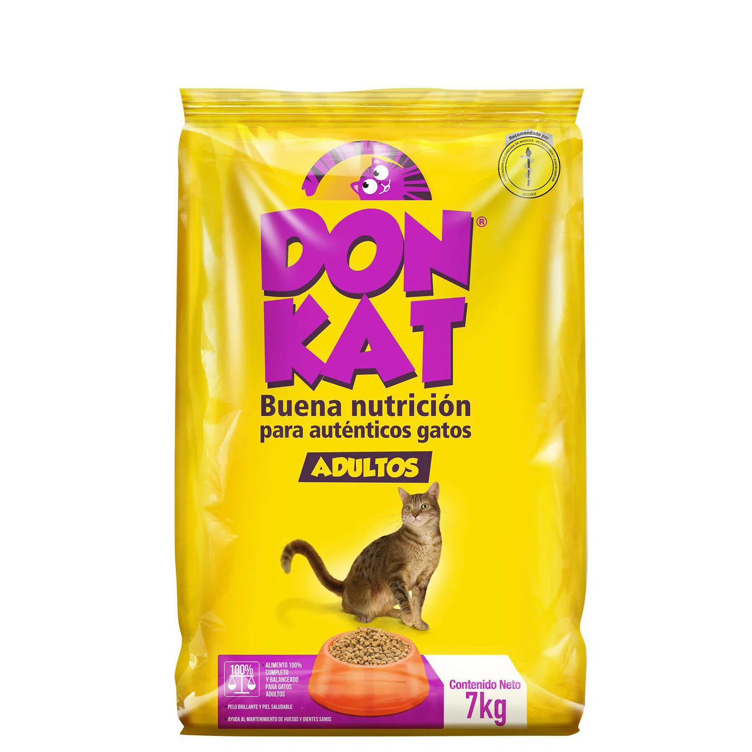 Comida Seca Para Gato Adulto Donkat 7kg