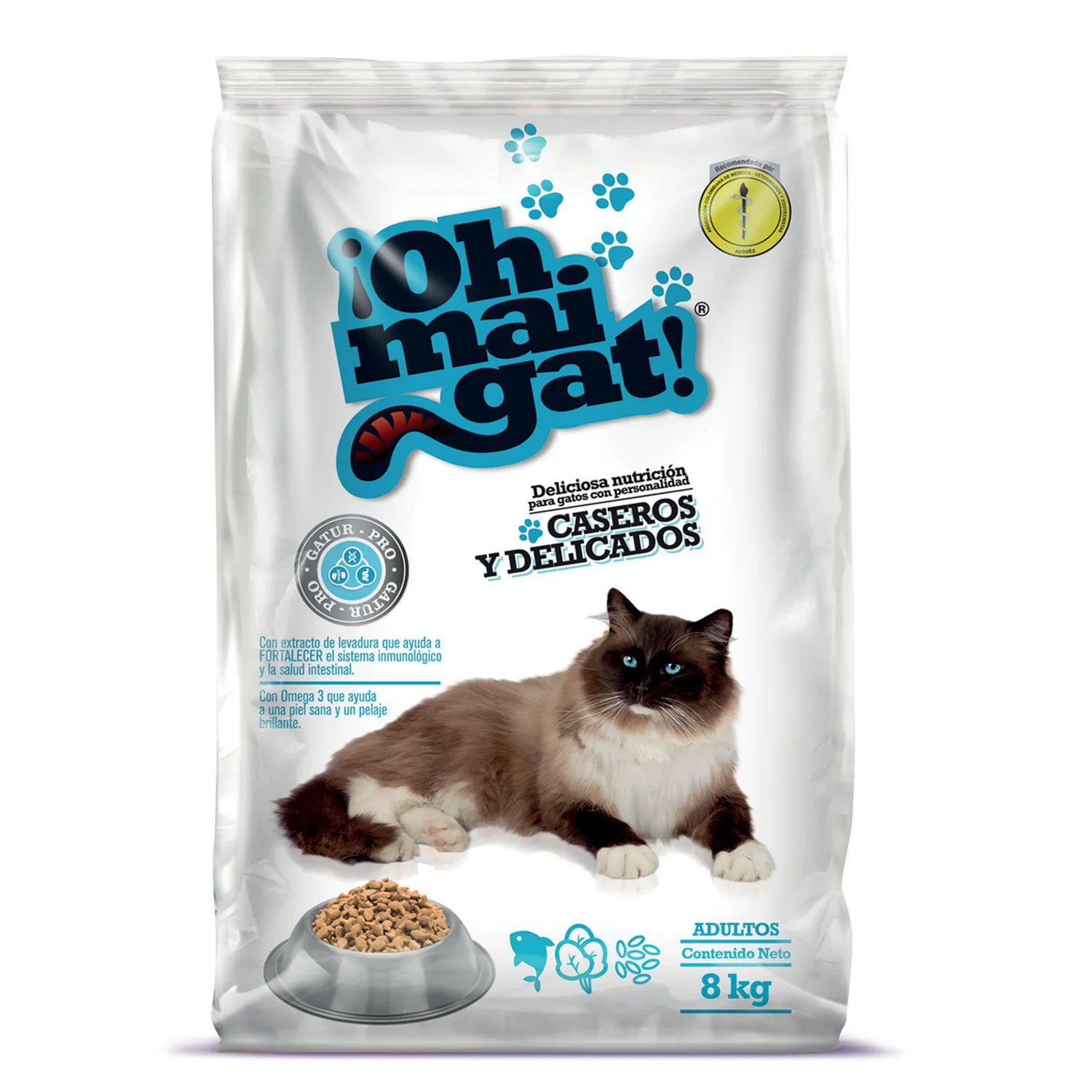 Comida Seca Para Gato Caseros Y Delicados Oh Mai Gat 8kg