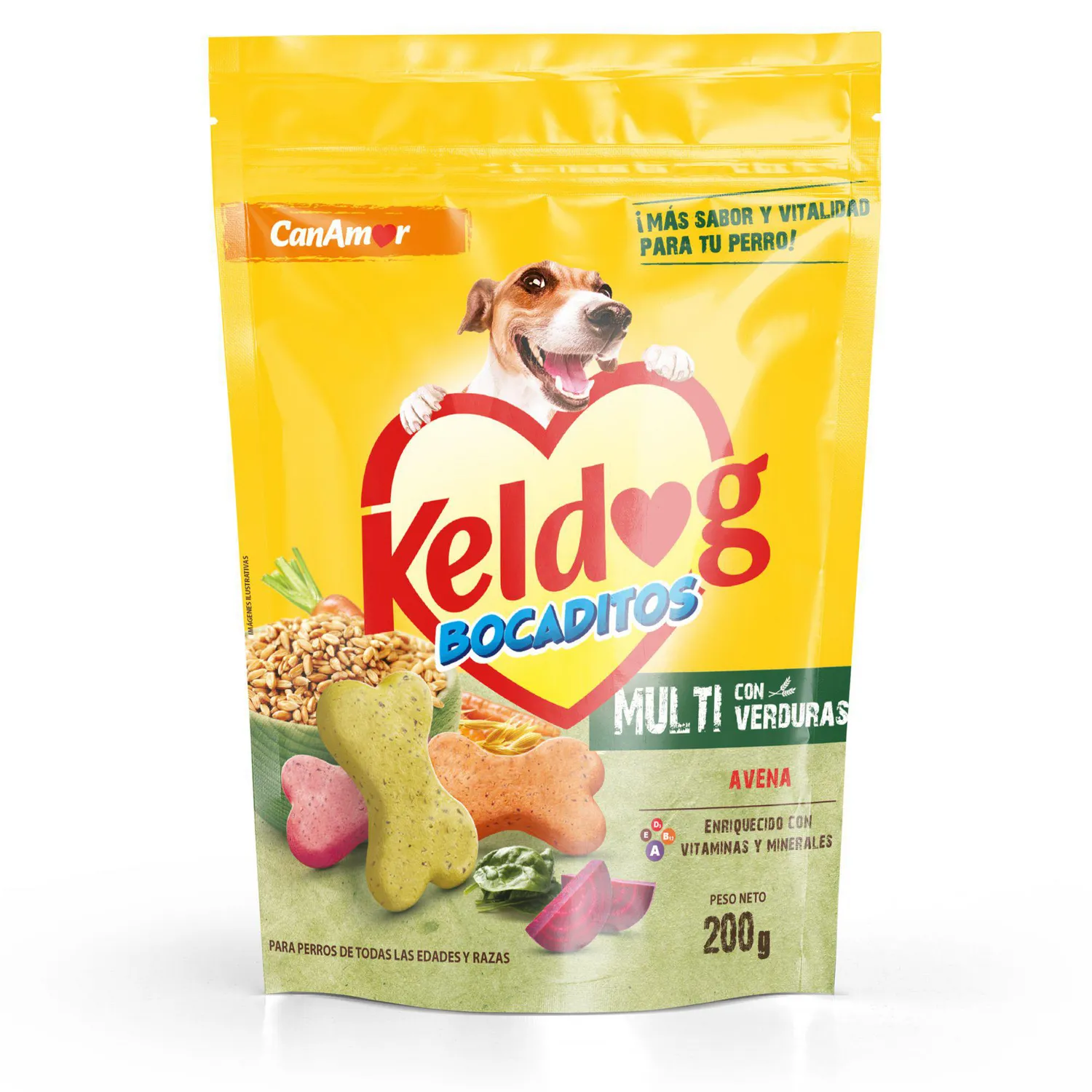 Snack Para Perro Canamor Bocaditos Multi 200g