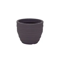 Matera Plástica Cónica Inca 38Cm Cemento