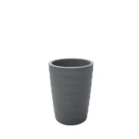 Matera Plástica Cónica Indi 13Cm Cemento