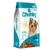 Comida Seca Para Perro Chunky Adulto Nuggets De Pollo 2kg