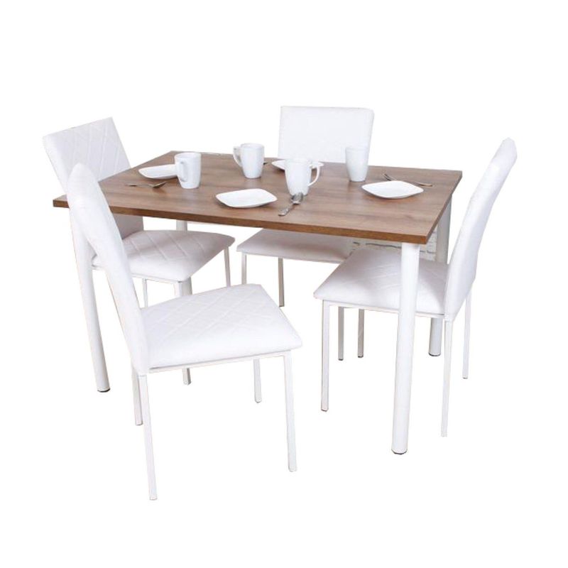 Comedor Picasso 4 Puestos con Mesa Merlyn Blanco URBAN HOME | falabella.com