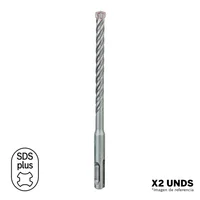 Broca SDS-Plus-5x 7/8x8x10Pulg x2Uds