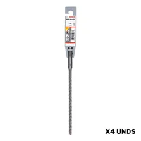 Broca SDS Plus 5 X 1/4 X 6 X 8 Pulgadas X 4 Unidades Bosch