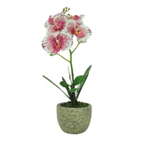 Piedra Orquídea Artificial Multicolor De 40 Cm