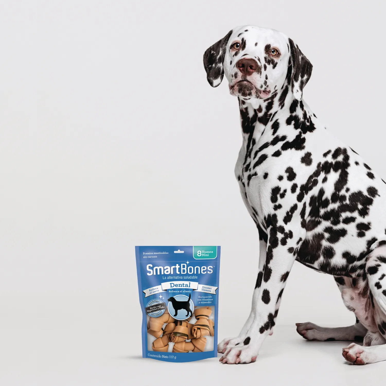 Snack para perro smartbone dental mini 8und
