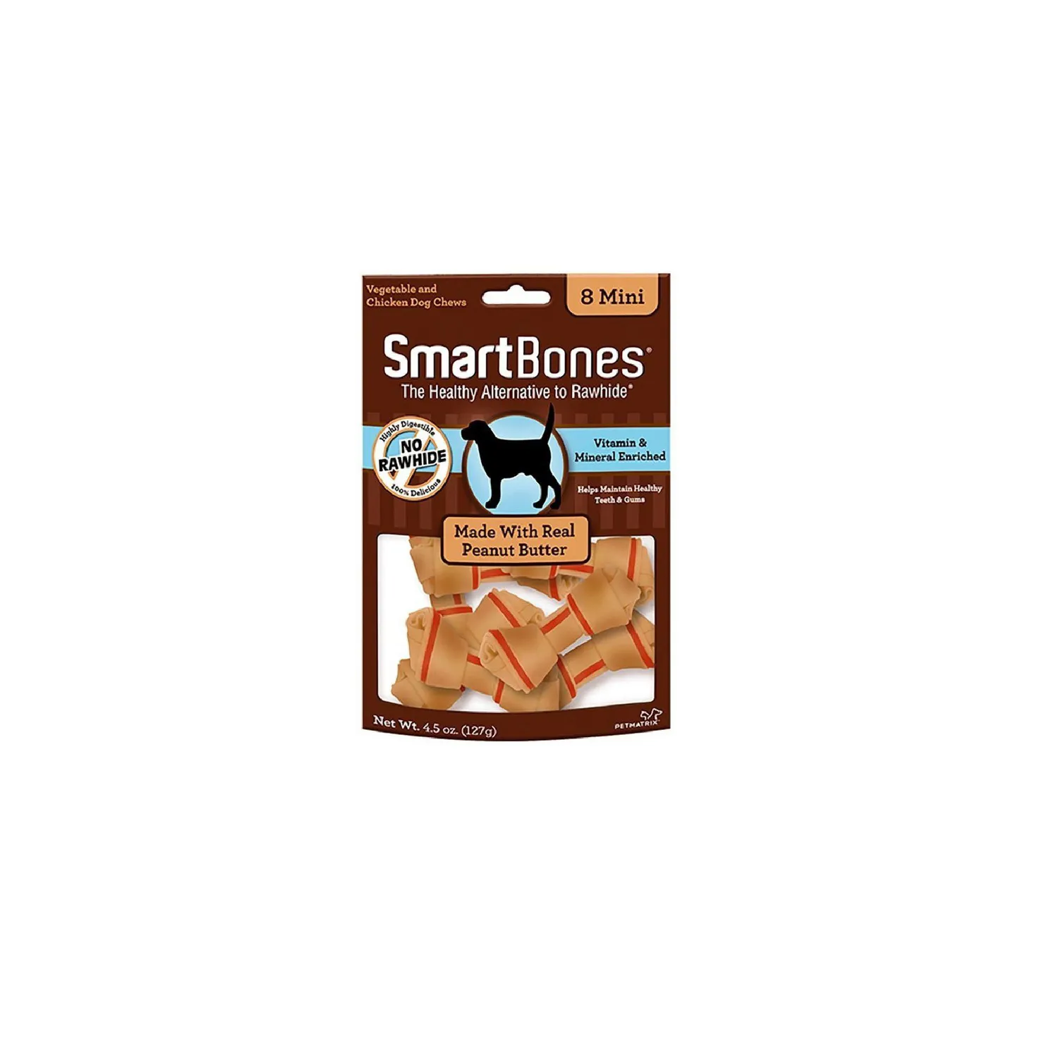 Snack para perro smartbone chicken mini 8und 4