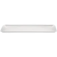 Plato Rectangular Blanco 38X16