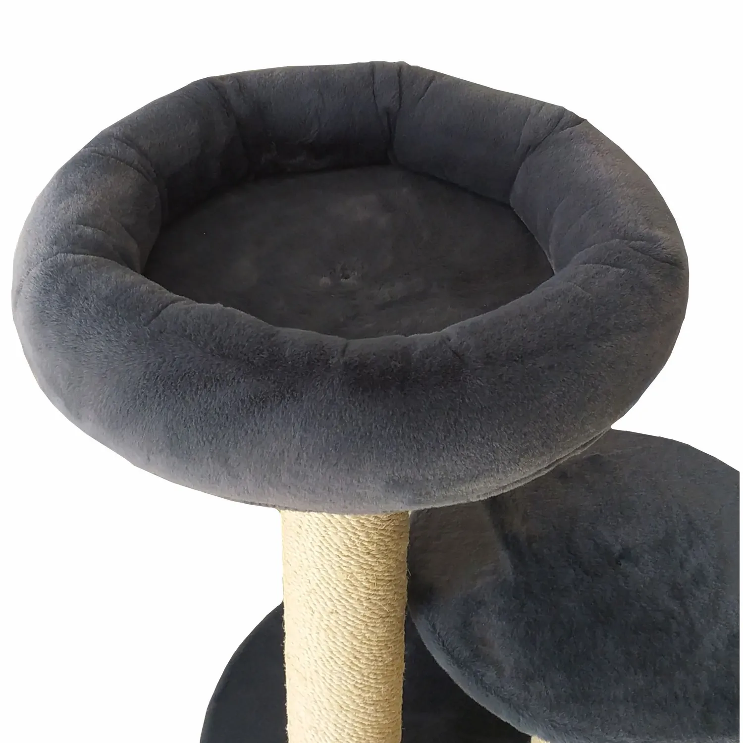 Gimnasio para Gato Círculos 115x50x50cm Extr Gris Petizoos 4