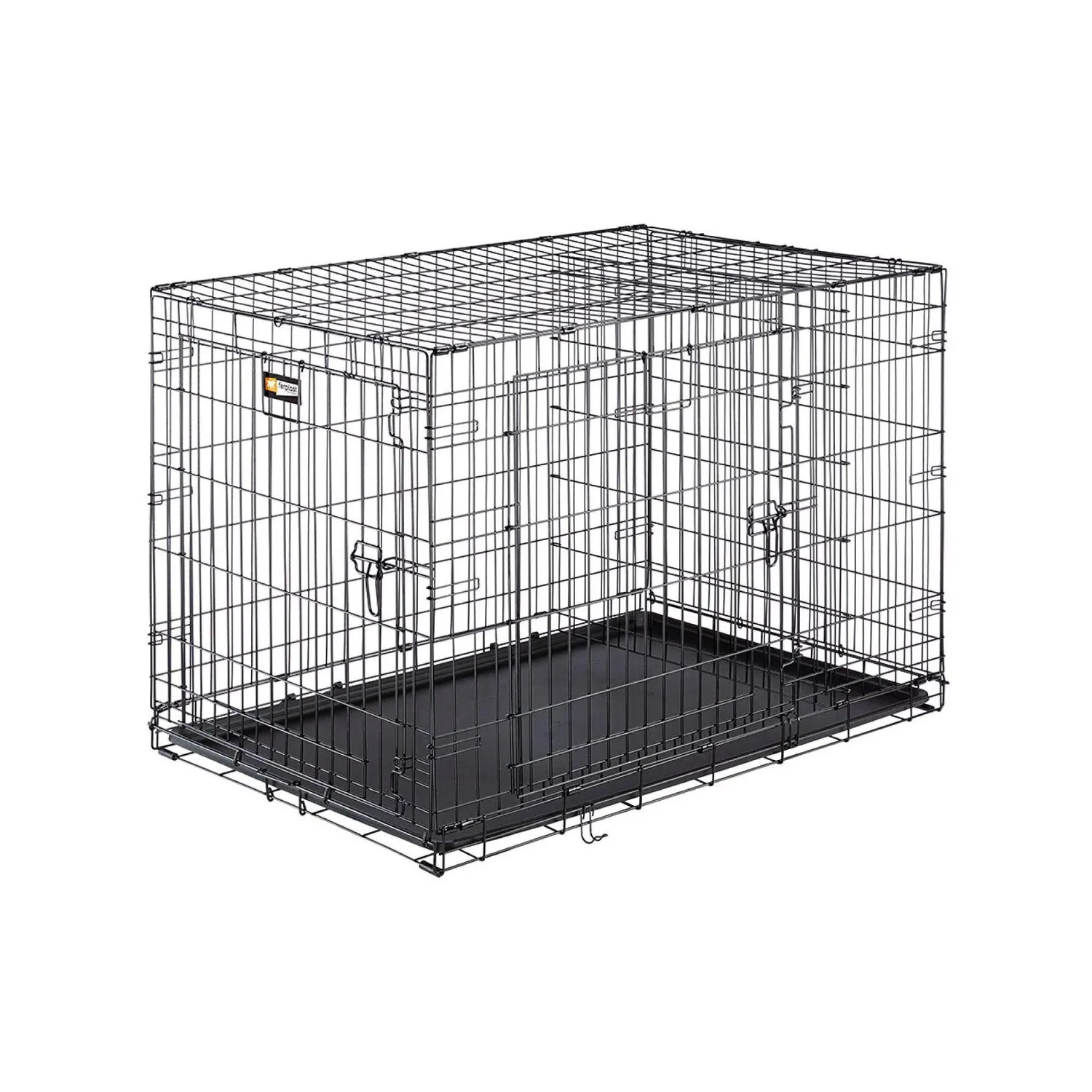 Jaula Para Perros 124x76x81cm Extra Grande Negro