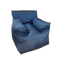 Sillón King 70x70x70 Azul Microfibra
