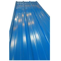 Teja Metálica Aluzinc Pintada 4 Cal 28 Azul RAL 5005 6Mts x 30 Und