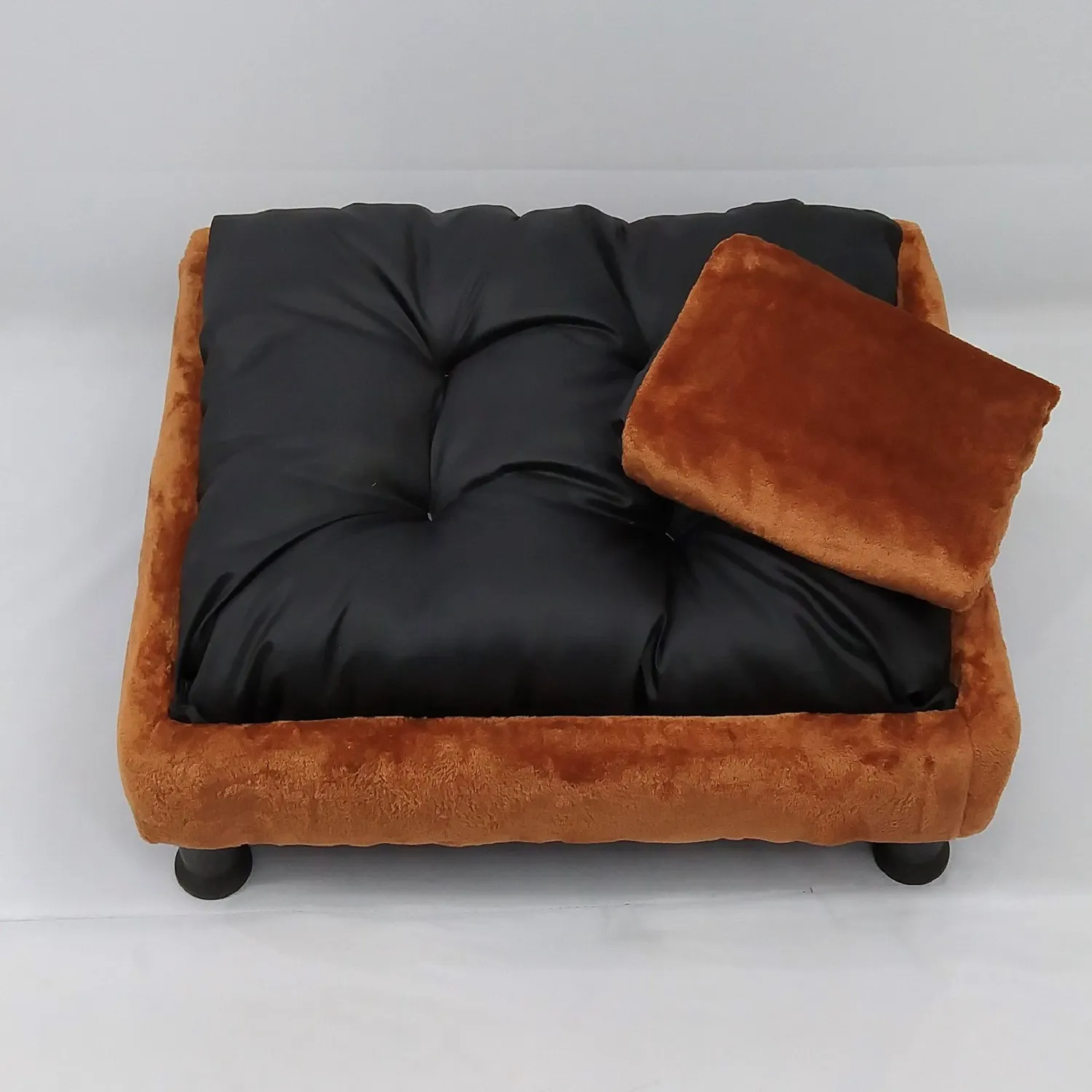 Base Cama Para Mascotas 90X60X20Cm Grande Caramelo Malupets 7