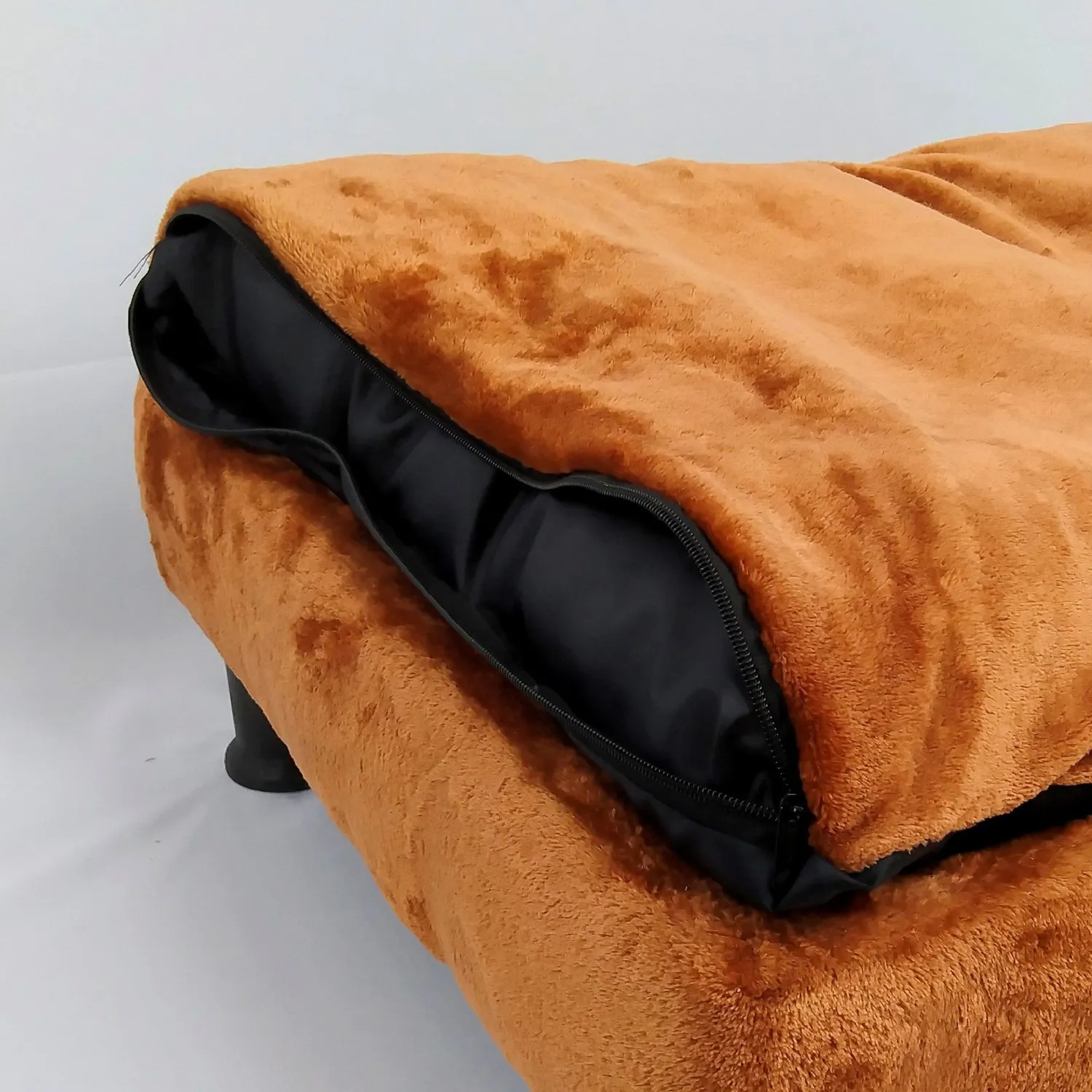 Base Cama Para Mascotas 60X50X20Cm Mediana Caramelo Malupets 4