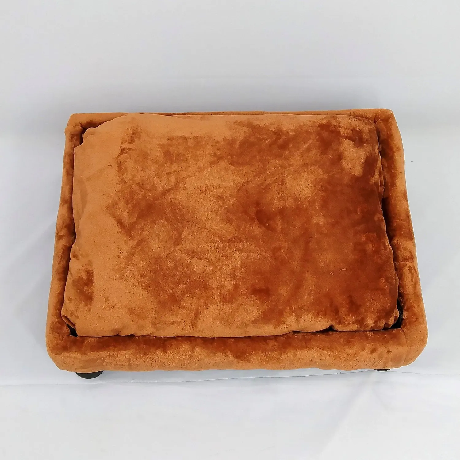 Base Cama Para Mascotas 100X70X20Cm Extra Grande Caramelo Malupets 3