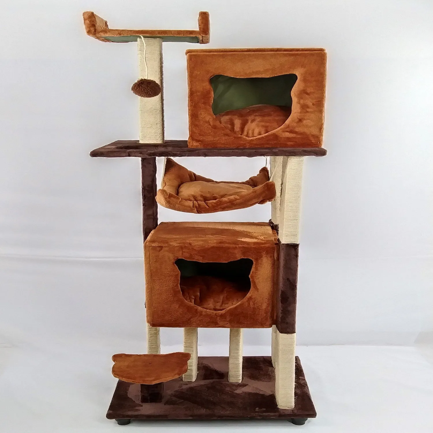 Gimnasio Para Gatos 50X60X170Cm Mediano Caramelo