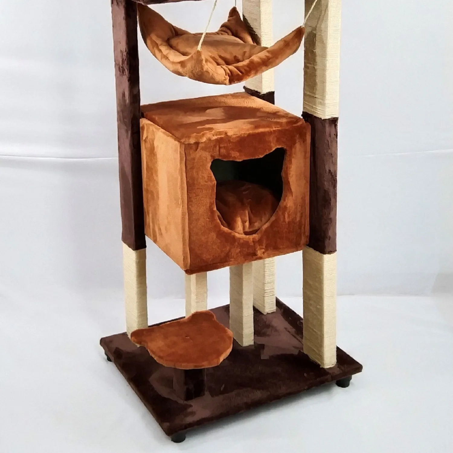 Gimnasio Para Gatos 50X60X170Cm Mediano Caramelo 3