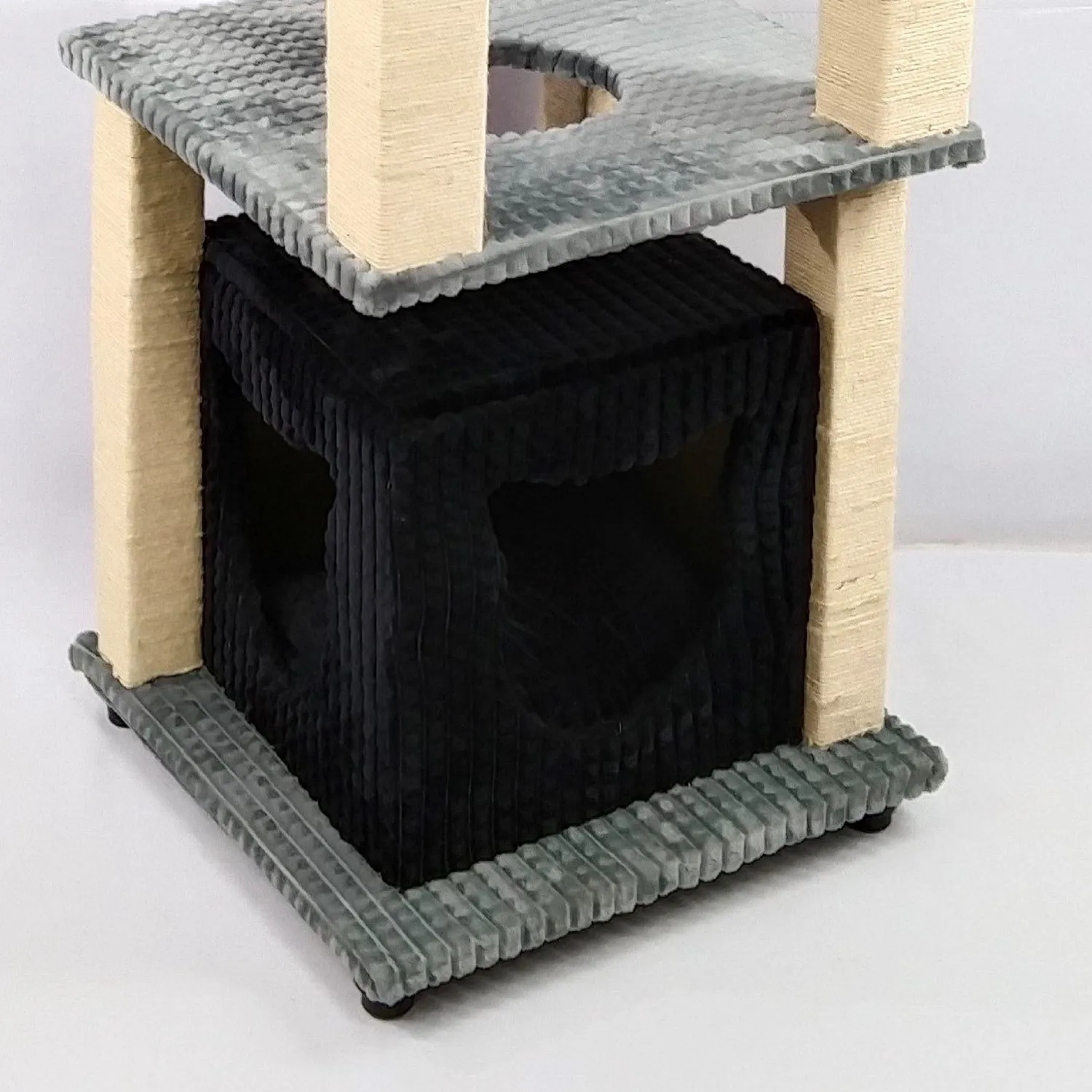 Gimnasio Para Gatos 50X50X152Cm Mediano Gris 3