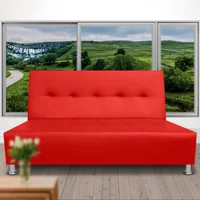Sofá Cama Apolo Microfibra Rojo