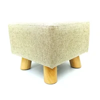 Puff Auxiliar Butaco Cuadrado 30X30X30 Beige