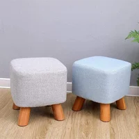Puff Auxiliar Butaco Cuadrado 30x30x30 Gris Cla